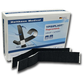 Holthaus Medical - YPSIPLAST Fingerverbände, robust + schwarz 40802, 10-teilig