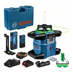 Bosch - Rotationslaser GRL 650 CHVG mit Batterien, Laserempfänger und L-BOXX