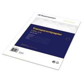 Soennecken - Transparentpapier 1230 DIN A4 80g 50 Blatt