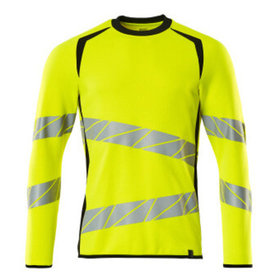 MASCOT® - Sweatshirt ACCELERATE SAFE, hi-vis Gelb/Schwarz, Größe M-ONE