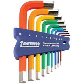 forum® - Winkelschraubendreher-Satz, lackiert 1,5-10mm