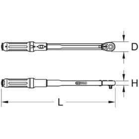 KSTOOLS® - 1/4" ULTIMATEprecision Ratschen-Drehmomentschlüssel, 1-25N·m