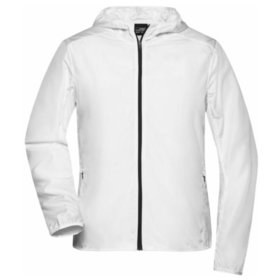 James & Nicholson - Damen Recycled Sport Jacke JN533, weiß, Größe XL