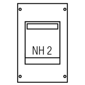 Striebel - Abdeckung Verteilerfeld B250xH450mm Kst IP20 scharnierend