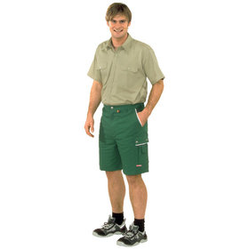 Planam - Shorts 2171 grün/grün, Größe M