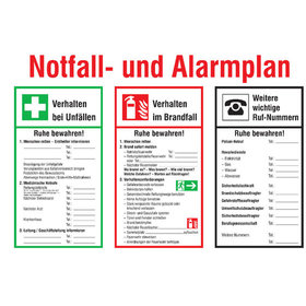 SafetyMarking® - Notfall- und Alarmplan Kunststoff (PVC)