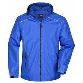 James & Nicholson - Herren Regenjacke JN1118, königs-blau/navy-blau, Größe XXL