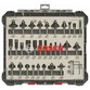 Bosch - 30-teiliges Fräser-Set, 8-mm-Schaft. Für Handfräsen (2607017475)