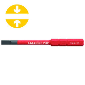 Wiha® - VDE Wechselklinge 2831-10 0,4 N·m 2,5x0,4x75mm