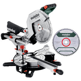 metabo® - Kappsäge KGS 305 M Set (613305900) mit 2. Hartmetall-Sägeblatt, Karton