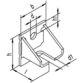 HELM - Schiebetor-Wandwinkel, 604 W,f.Prof.-Nr. 500/600,B 120mm,H 110mm,L 102mm, Stahl