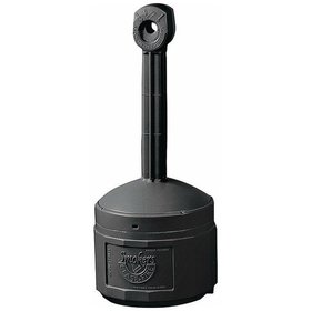 asecos® - Standascher PE Justrite 15 L, Ø419xH978mm, schwarz