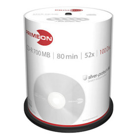 PRIMEON - CD-R, 80min, 700MB, 52x, Spindel=100 Stück