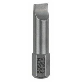 Bosch - Schrauberbit Extra-Hart, S 1,2 x 6,5, 25mm, 3er-Pack (2607001466)
