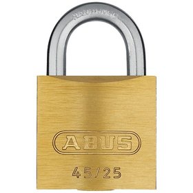 ABUS - AV-Vorhangschloss 45/25, Messing massiv