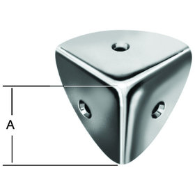 Vormann - Kistenecke Stahl verzinkt, 35mm, (Schutzecken), DIN 7469, hohe Form