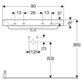 Keramag - Smyle Waschtisch, 900x480mm