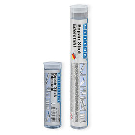 WEICON® - Repair Stick Edelstahl | Reparaturknete nicht korrodierend mit Trinkwasserzulassung | 57 g | dunkelgrau