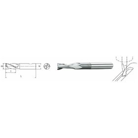 ELMAG - HSS Co8-Langlochfräser DIN 1641 ø5,0mm lang