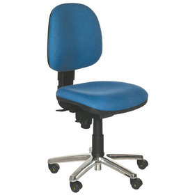 Warmbier® - Drehstuhl Comfort, Standard mit Rollen, ESD, blau