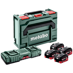metabo® - Basis-Set 4x LiHD 10Ah + ASC 145 DUO + metaBOX (685143000)