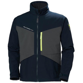 Helly Hansen® - Wetter- und Kälteschutz-Softshelljacke AKER 74051, schwarz/dunkelgrau, Größe XL