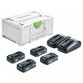 Festool - Energie-Set SYS 18V 4x4,0/TCL 6 DUO