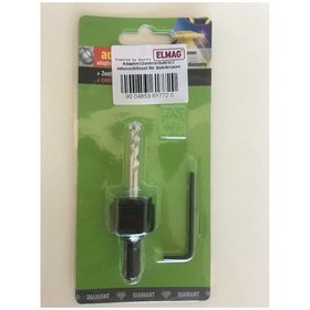 ELMAG - Adapter/Zentrierbohrer/Innen-6-kant-Schlüssel für Bohrkronen