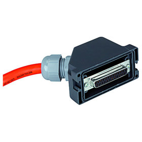RIEGLER® - Elektrischer Anschluss Multipol 25-polig, IP 65, Steckdose IP 67, 5 m Kabel
