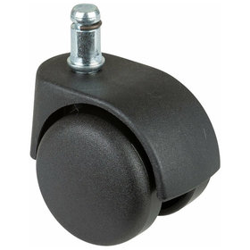 BS ROLLEN - MB-Bürostuhlrolle,Rad Ø 50mm, G10.050, Einschlagstift, Kunststoff schwarz