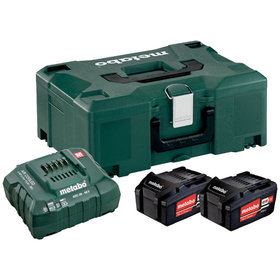 metabo® - Basis-Set 2 x 4.0 Ah + metaBOX 145 (685064000)