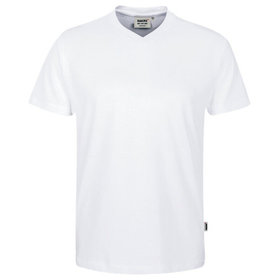 HAKRO - V-Shirt Classic 226, weiß, Größe XL