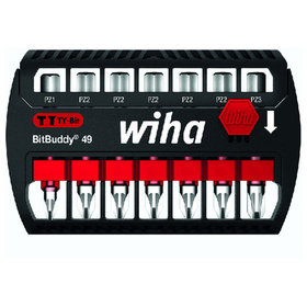 Wiha® - Bit Set SB 7946-TY202 7-teilig Kunststoffhalter Pozidriv