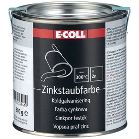 E-COLL - EE Zink-Staubfarbe silikonfrei Temperaturbeständig bis +350°C, 800gr Dose
