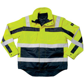 MASCOT® - Pilotjacke Loreto, 100 % Polyester (PES), 240 g/m², gelb/blau, Größe S