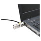 Kensington - Ultra-Laptop-Kombinationsschloss, 181x305x35mm, K64675EU, vierstellig