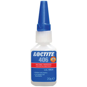 LOCTITE® - 406 Sofortklebstoff Kunststoffe und Elastomere niedrige Viskosität 20g