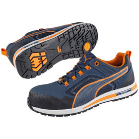 Puma Safety - Sicherheitshalbschuh Crosstwist Low 643100, S3 HRO SRC, blau, Größe 44