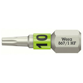 Wera® - 867/1 TORX HF Bits mit Haltefunktion, TX 10 x 25 mm