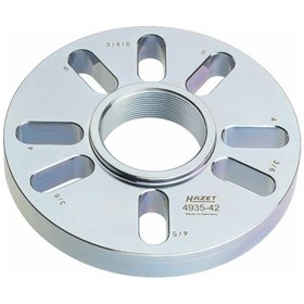 HAZET - Lochkreisplatte 4935-42, Durchmesser 160mm, für Lochkreise ø90 bis 130mm