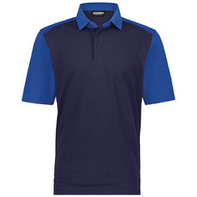 Dassy® - Cesar Zweifarbiges Poloshirt, dunkelblau/kornblau, Größe 4XL