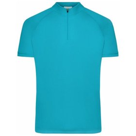 James & Nicholson - Herren Bike-Shirt Kurzarm JN512, türkis, Größe 3XL