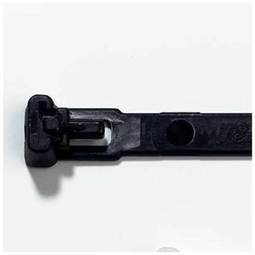 WETEC - Kabelbinder lösbarer Verschluss, Breite x Länge 7,5 x 200mm, schwarz