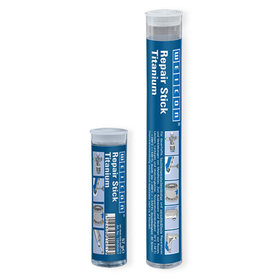 WEICON® - Repair Stick Titanium | Reparaturknete, hochtemperaturbeständig | 115 g | braun