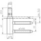 SIMONSWERK - Rahmenteil VARIANT V 3400 WF HV Stop,DL-R, vernickelt