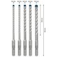 Bosch - EXPERT SDS plus-7X Hammerbohrer-Set, 6/6/8/8/10mm, 5-teilig für Bohrhämmer (2608900198)