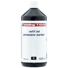 edding - T 1000 Nachfülltinte Permanentmarker schwarz