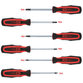 KSTOOLS® - ERGOTORQUEplus Schraubendreher-Satz, 6-teilig, Torx mit Bohrung