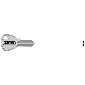 ABUS - Schlüsselrohling, 65/20, 45/20, 64TI/20, rund, Messing neusilber