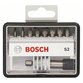 Bosch - Schrauberbit-Set Robust Line S Extra-Hart, 8 + 1-teilig, 25mm, PZ (2607002561)